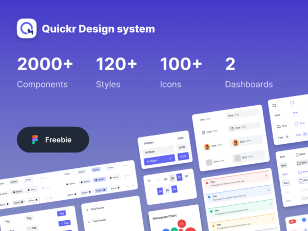 Quickr Design System - Free Figma Resource